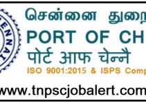 Chennai Port Trust Job Recruitment 2023 For 08, Officer Post