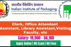 Indian Institute of Packaging Job Recruitment 2023 For 47, Clerk Post
