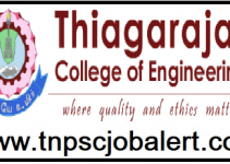 Thiagarajar College Job Recruitment 2023 For Various, Assistant Professor Post