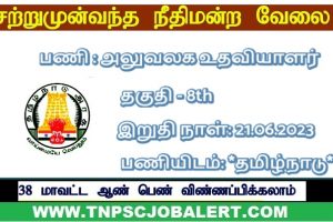 CDRC, Thiruvarur Job Recruitment 2023 For Various, Office Assistant Post