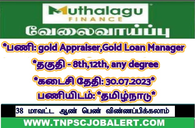 Gold Loan Manager Job Description