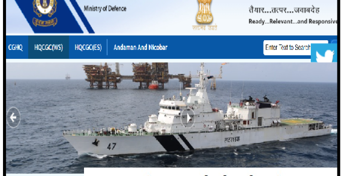 Indian Coast Guard Job Recruitment 2024 260 Navik General Duty   Indian Coast Guard Jobs 680x350 